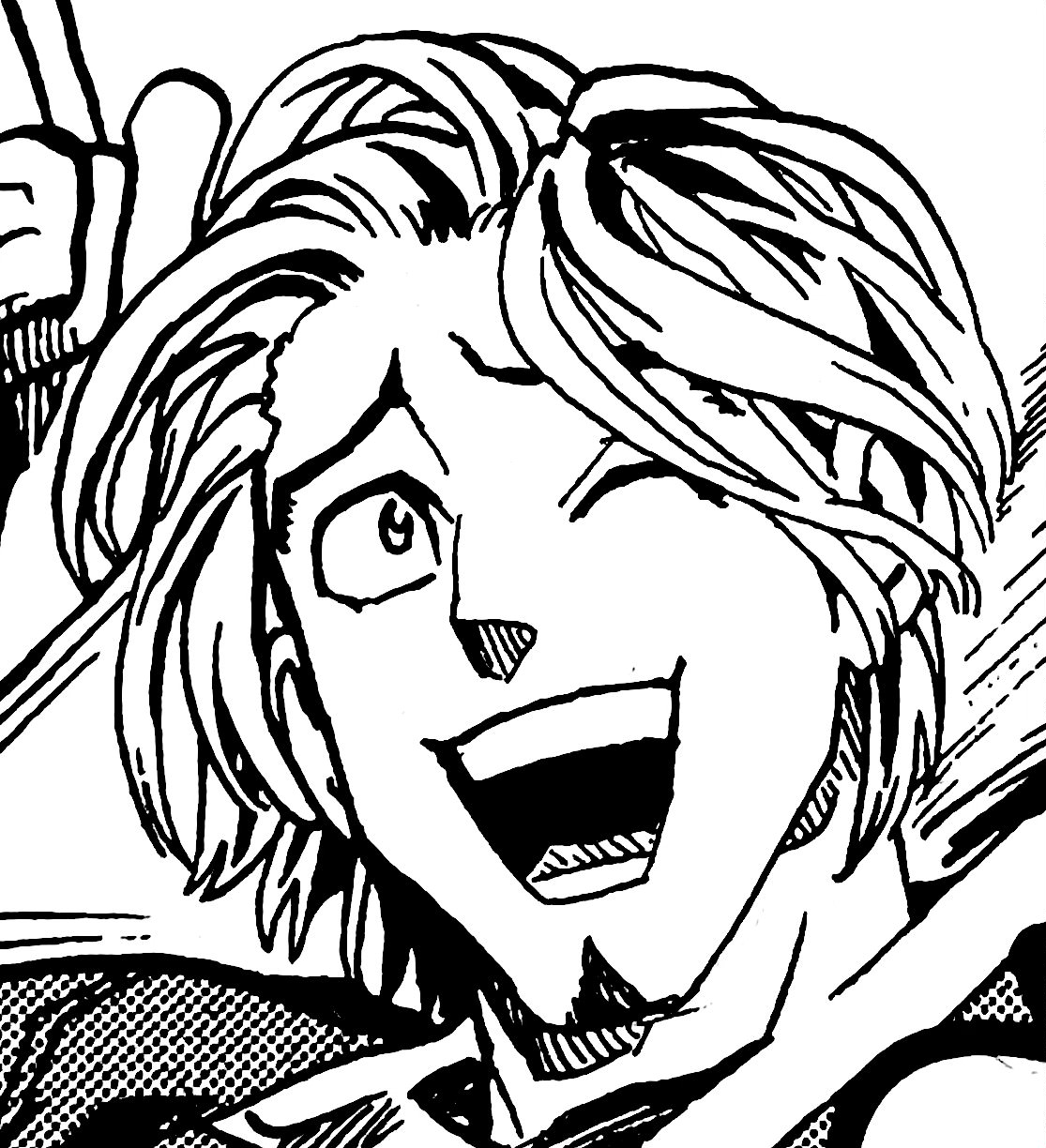 A thumbnail image of Natsuhiko Taki, a handsome teenager with long blond hair and a goatee, smiling and winking to his audience.