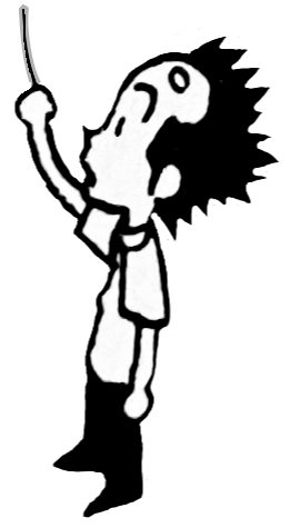 A small, transparent image of a chibified Yukimitsu, gesturing to the image with a pointer and speaking, as if hosting a lecture.